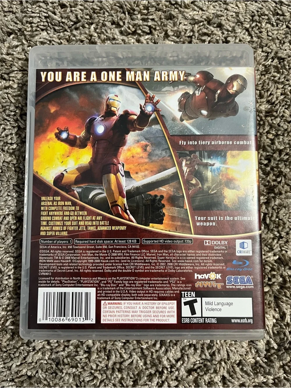 Iron Man - Sony PlayStation 3